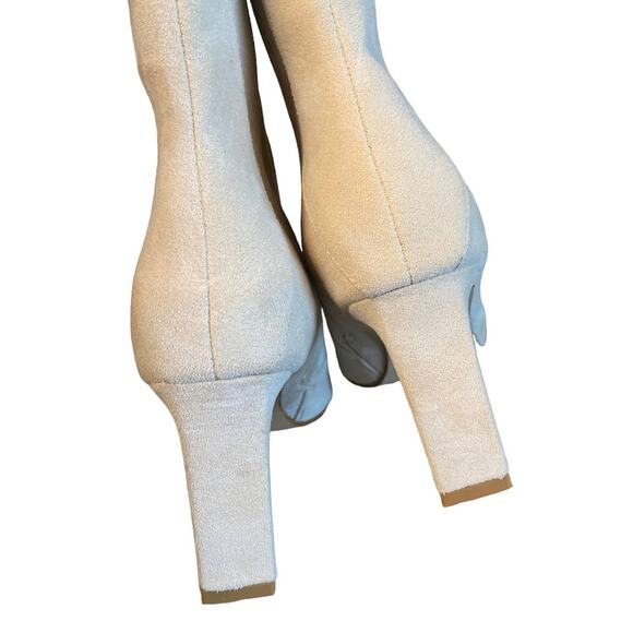 NEW Bellini Lornie Faux Suede Stone Modern Western Bootie Size 9 - Picture 3 of 9